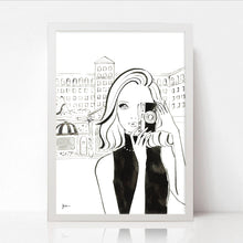 Load image into Gallery viewer, Camera Girl / NEW Art Print