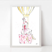 Load image into Gallery viewer, Flower Balloon / NEW Art Print