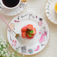 Load image into Gallery viewer, PARIS LOVE Tea Cup & Plate Set《Limited Edition》