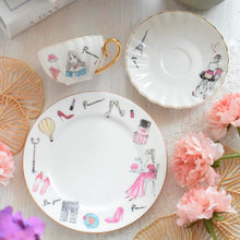Load image into Gallery viewer, PARIS LOVE Tea Cup & Plate Set《Limited Edition》