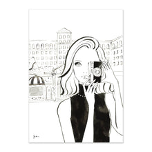 Load image into Gallery viewer, Camera Girl / NEW Art Print