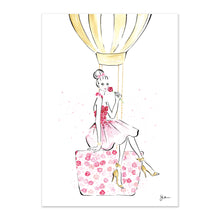 Load image into Gallery viewer, Flower Balloon / NEW Art Print