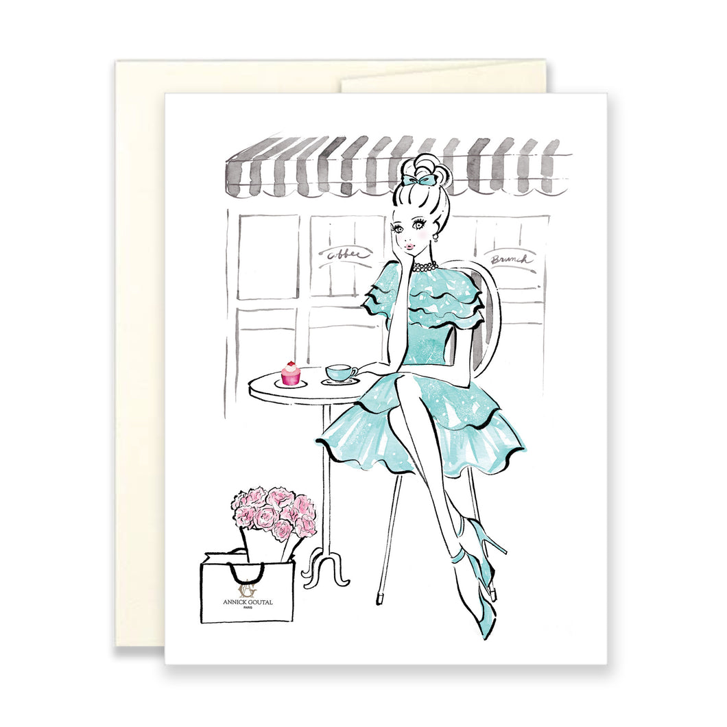Greeting Card - Cafe Time